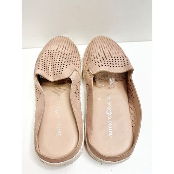Harmony Balance Mules Womens Size 8 Vegan Leather PU Perforated Slip On Shoes - Picture 4 of 8